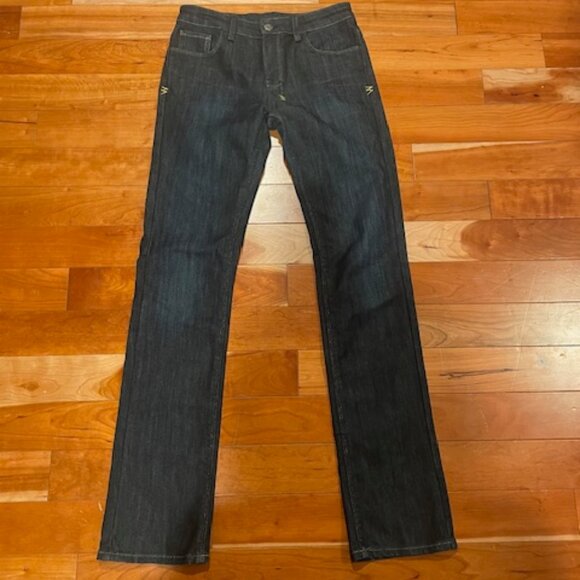 Ksubi The Mac Stretch Slim Straight Jeans After Dark - Women's Size 28 - Picture 1 of 7